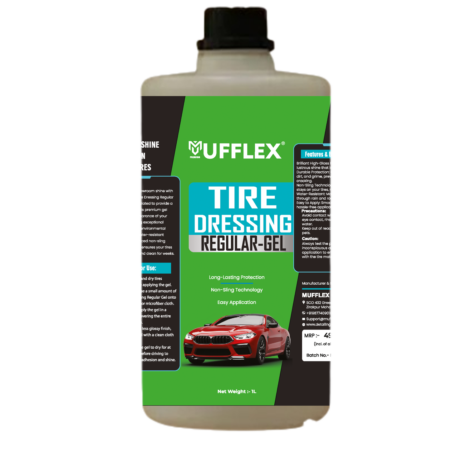 Tire Regular Gel - Shine, Protect, and Conquer the Road