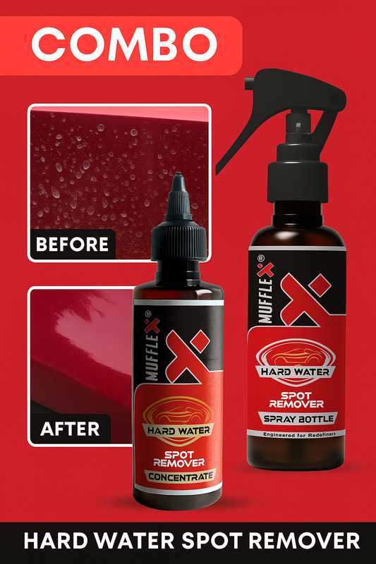 Mufflex Car Care  | Hard Water Stain Remover Powerful Descaler Concentrate (Powerful Combo)