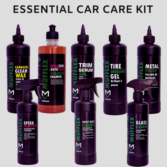 Ultimate Car Care Experience with MuffleX Essential Kit: 11 Premium Products in One Bundle