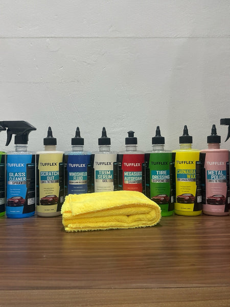 Ultimate Car Care Experience with MuffleX Essential Kit: 11 Premium Products in One Bundle