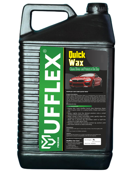 Quick Wax Concentrate-Instant Shine, Ultimate Protection- Dilution Ratio-1:9