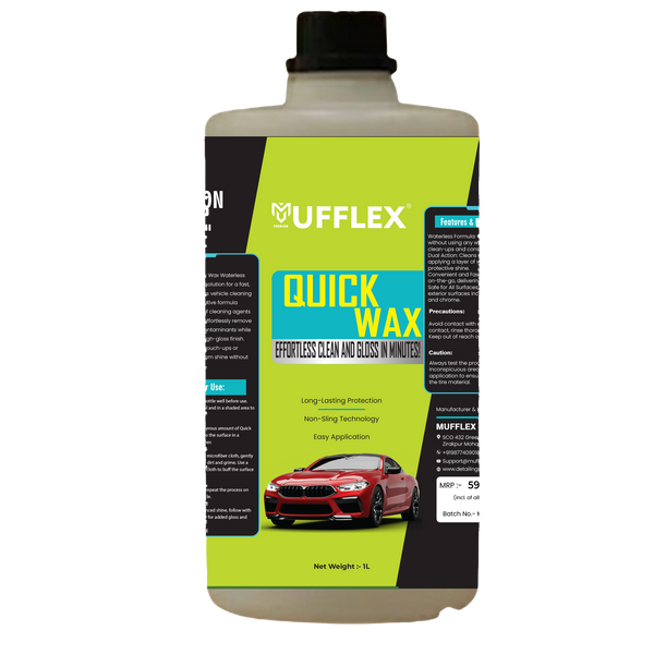 Quick Wax Concentrate-Instant Shine, Ultimate Protection- Dilution Ratio-1:9