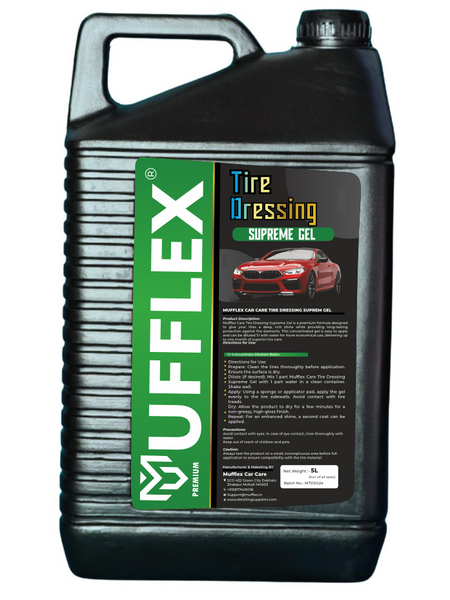 Tire Dressing Supreme Gel Concentrate:1:1 -Customize Your Shine, Protect Your Tires
