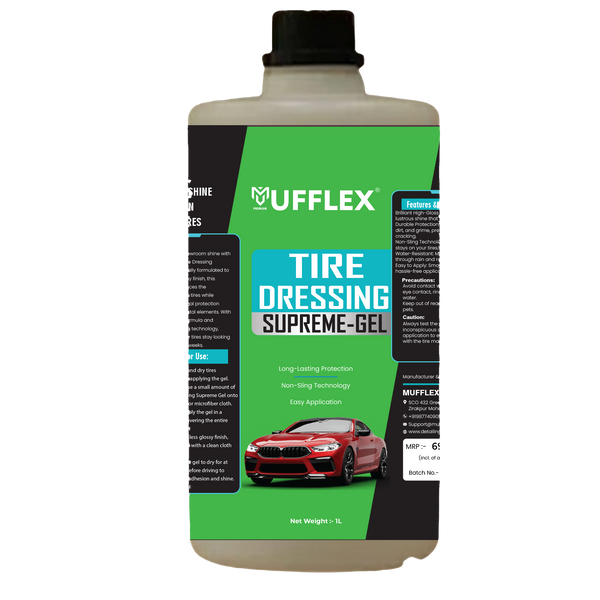 Tire Dressing Supreme Gel Concentrate:1:1 -Customize Your Shine, Protect Your Tires