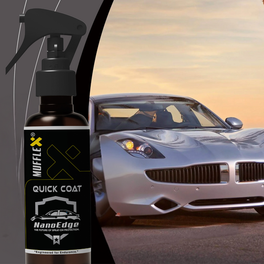 Mufflex NanoEdge Quick Coat | Instant Shine. Durable Protection. Smart Nano Coating for Car Paint.