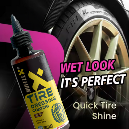 Tire Dressing Gel – Deep Black Shine + Long-Lasting Protection (Non-Greasy Formula)