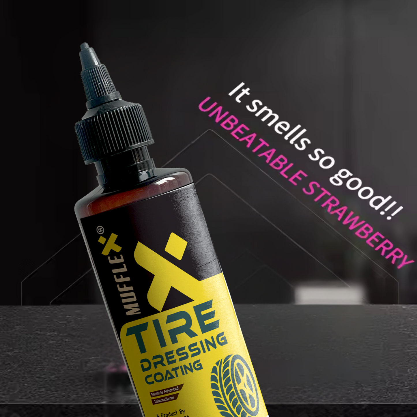 Tire Dressing Gel – Deep Black Shine + Long-Lasting Protection (Non-Greasy Formula)